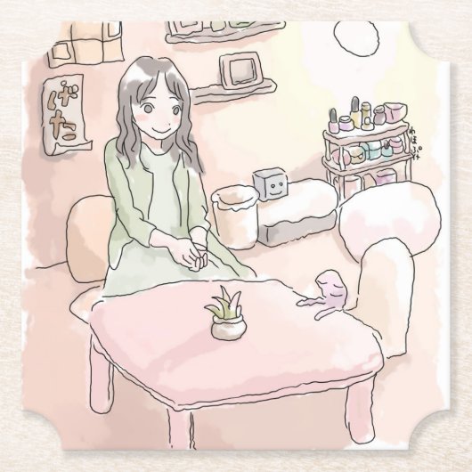 さにれいじ　淡いお部屋と KARTONNEN ONDERZETTERS (Voorkant)