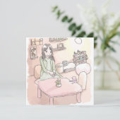 さにれいじ　淡い部屋と足の裏 KAART (Staand voorkant)
