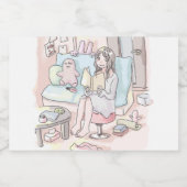 さにれくじ VOEDSELCONTAINER ETIKET (Enkel label)