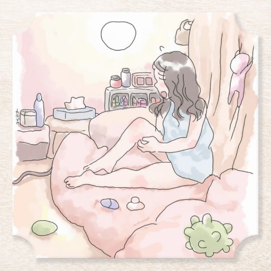 さにれにじ リラックス KARTONNEN ONDERZETTERS (Voorkant)
