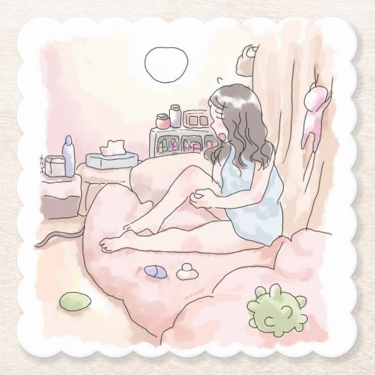 さにれにじ KARTONNEN ONDERZETTERS (Voorkant)