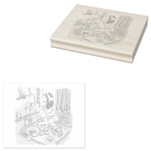 さむされじ RUBBERSTEMPEL (Gestempeld)