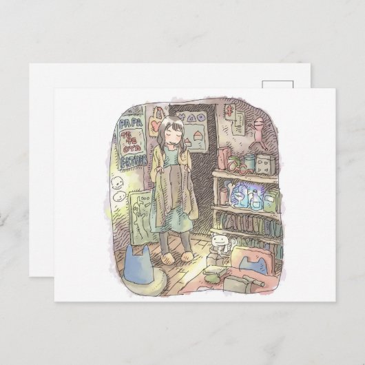 さやしごじ BRIEFKAART (Voorkant / Achterkant)