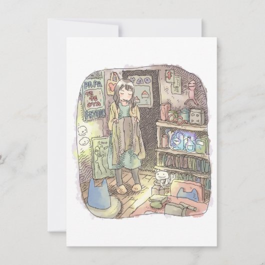 さやしごじ NOTITIEKAARTJE (Voorkant)