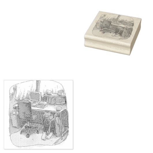 さやししじ RUBBERSTEMPEL (Gestempeld)