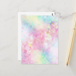 さらさらアート「安心」relieved abstract briefkaart