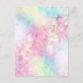 さらさらアート「安心」relieved abstract briefkaart (Voorkant)