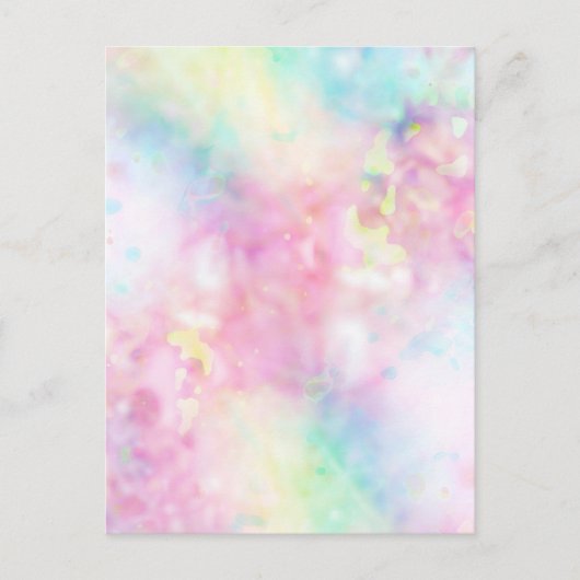 さらさらアート「安心」relieved abstract briefkaart (Voorkant)