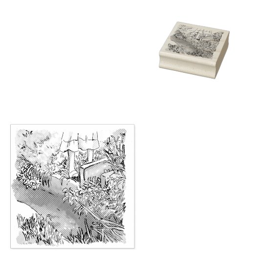 されなさじ RUBBERSTEMPEL (Gestempeld)