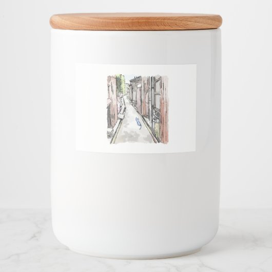 されやいじ VOEDSELCONTAINER ETIKET (Voorkant)