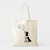 さわって!ボーダコリーバッグ TOTE BAG (Voorkant)