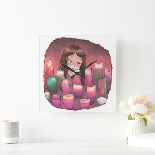 さ く な じ VIERKANTE KLOK (Huis)