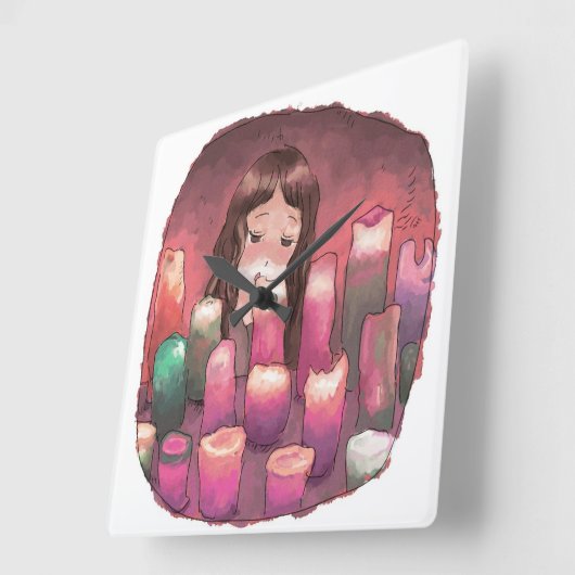 さ く な じ VIERKANTE KLOK (Hoek)