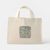 さ な色steken じい88888888888888灰の細か opむい機械がたくさん並んnogno mini tote bag (Achterkant)
