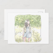 さ な な じ BRIEFKAART (Voorkant / Achterkant)