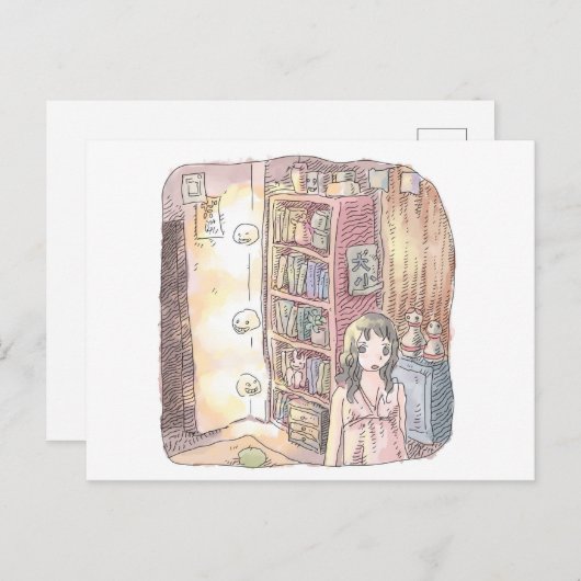 さ な む じ BRIEFKAART (Voorkant / Achterkant)