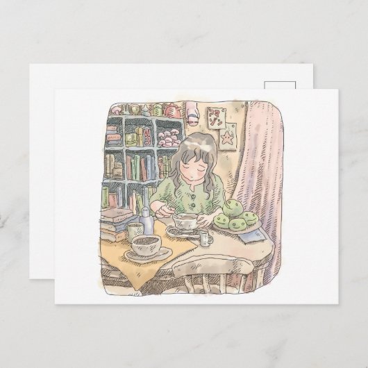 さ な む じ BRIEFKAART (Voorkant / Achterkant)