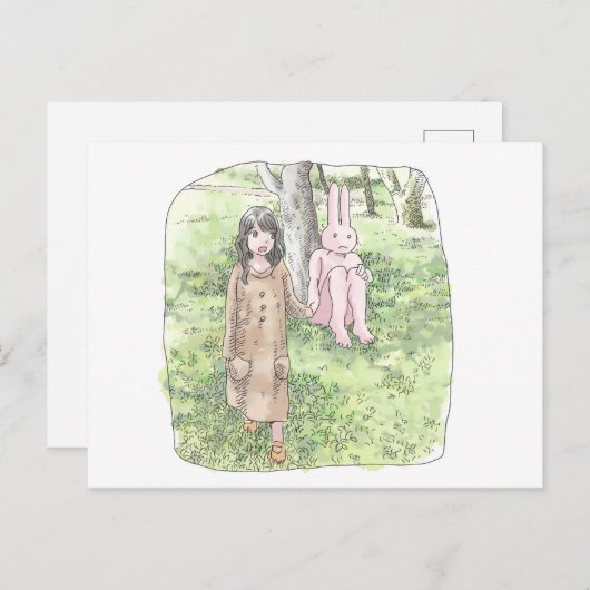 さ な や じ BRIEFKAART (Voorkant / Achterkant)