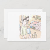 さ に じ く ポ onder に briefkaart (Voorkant / Achterkant)