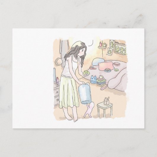 さ に じ く ポ onder に briefkaart (Voorkant)