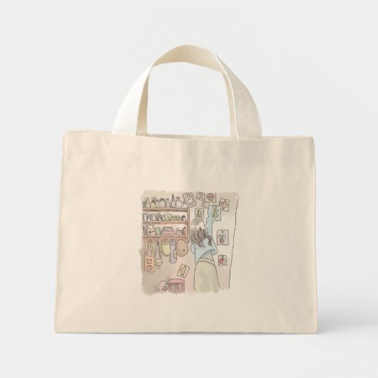 さ に な じ MINI TOTE BAG (Voorkant)