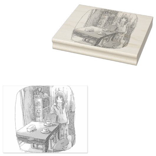 さ や い じ RUBBERSTEMPEL (Gestempeld)