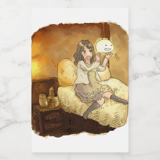 さ や さ じ WIJN ETIKET (Enkel label)