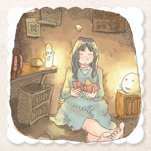 さ や し じ KARTONNEN ONDERZETTERS (Voorkant)