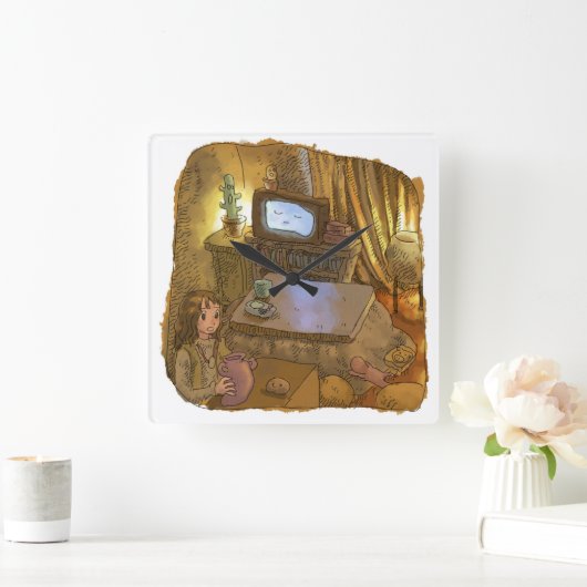 さ や む じ VIERKANTE KLOK (Huis)