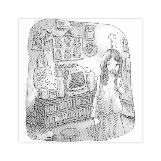 さ や や じ RUBBERSTEMPEL (Afrduk)