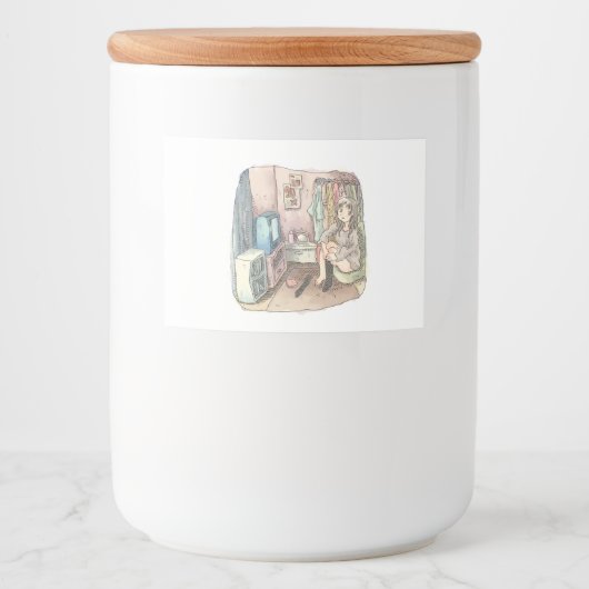 さ や steken じ steken く steken , steken , steken , s voedselcontainer etiket (Voorkant)