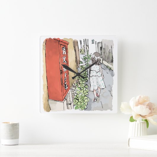 さ れ む じ VIERKANTE KLOK (Huis)