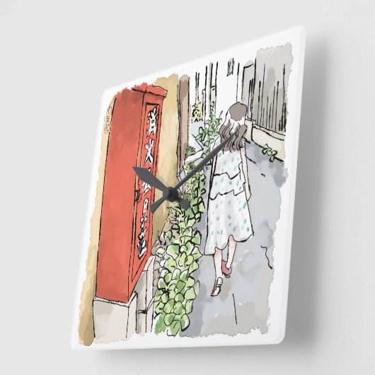 さ れ む じ VIERKANTE KLOK (Hoek)