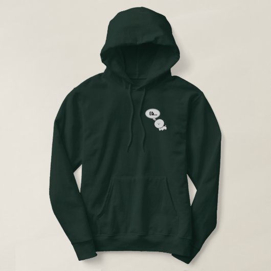しろいいぬのパーカー HOODIE (Design voorkant)