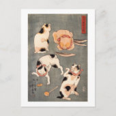 た と (上), 尽 Japanse 内(1), Kuniyoshi, Ukiyo-e Briefkaart (Voorkant)