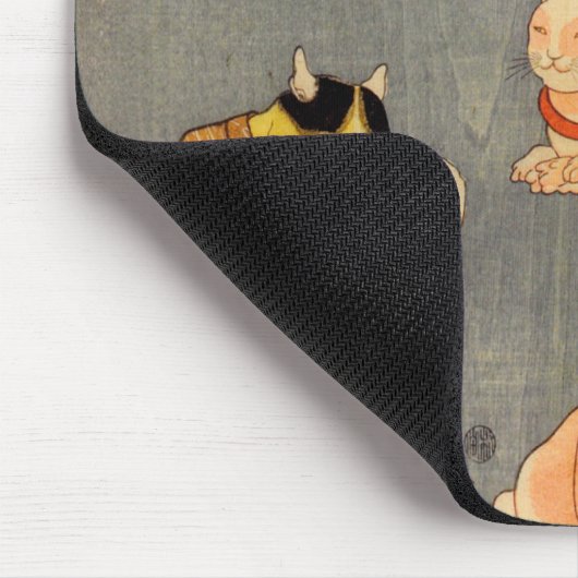 た と (中), 尽 Japanse 内(2), Kuniyoshi, Ukiyo-e) Muismat (Hoek)