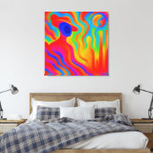 とろける知覚 CANVAS AFDRUK (Insitu (Slaapkamer))