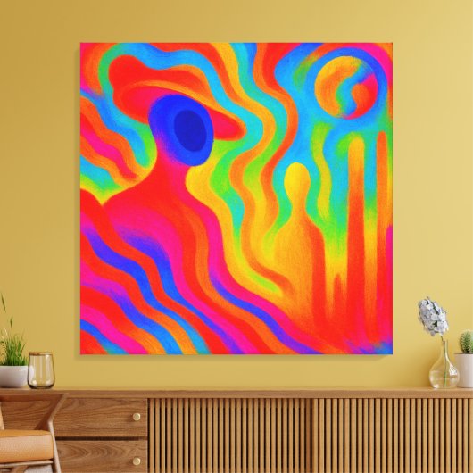 とろける知覚 CANVAS AFDRUK (Insitu (Woonkamer))