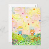 どこかへ FEESTDAGENKAART (Voorkant / Achterkant)