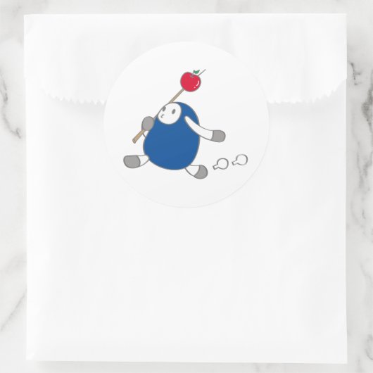 なまけたろうステッカー こん RONDE STICKER (Tas)