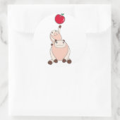 なまけたろうステッカー はな RONDE STICKER (Tas)