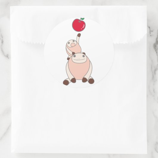 なまけたろうステッカー　はな RONDE STICKER (Tas)