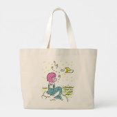 なんでやねん！ボーイとマーメイドガール　トートバッグ GROTE TOTE BAG (Achterkant)