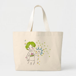 なんでやねん！ボーイとマーメイドガール　トートバッグ GROTE TOTE BAG