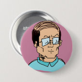 はげ RONDE BUTTON 7,6 CM (Voorkant /achterkant)