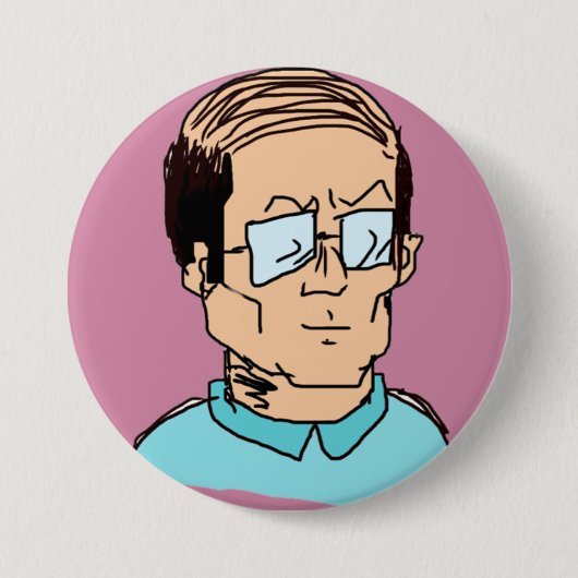 はげ RONDE BUTTON 7,6 CM (Voorkant)