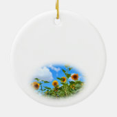 ひまわり KERAMISCH ORNAMENT (Achterkant)