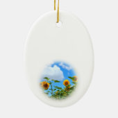 ひまわり KERAMISCH ORNAMENT (Achterkant)