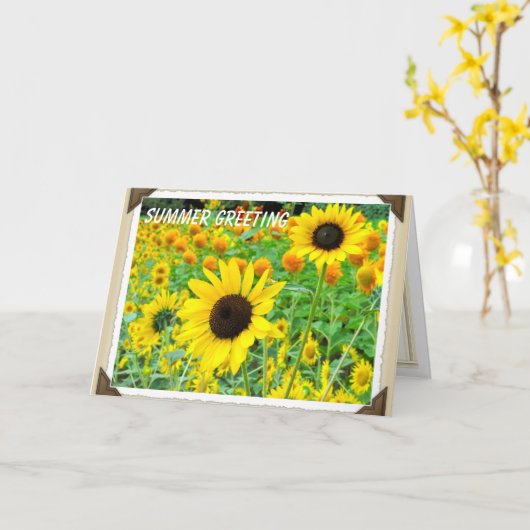 ひ ま わ り KAART (Gele Bloem)