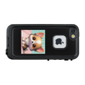 ぴょこんとおねだり♡ふわふわチワワの誘惑 LifeProof iPhone HOESJE (Achterkant (horizontaal))